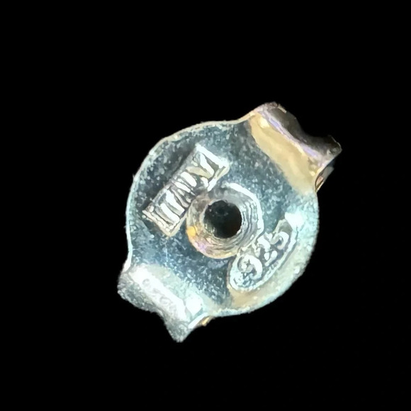 Gold & Sterling Twisted Mesh Rope Hoop Earrings - Picture 5 of 6